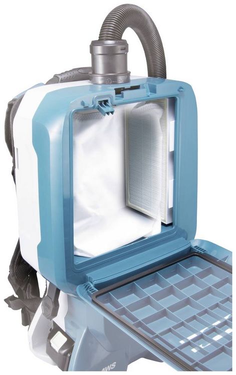 Produktbild: Makita DVC665ZU Akku-Rucksackstaubsauger
