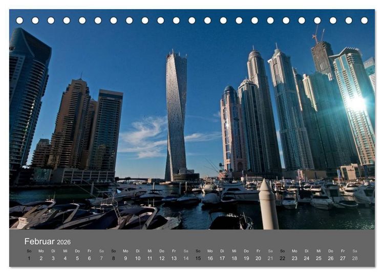 Produktbild: Dubai (Tischkalender 2026 DIN A5 quer), CALVENDO Monatskalender