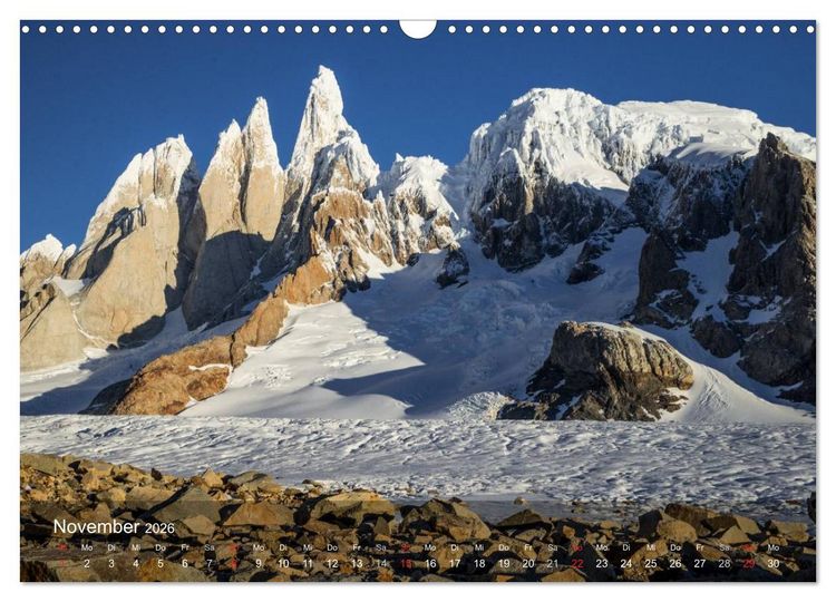 Produktbild: Majest&auml;tische Berge Cerro Torre Patagonien (Wandkalender 2026 DIN A3 quer), CALVENDO Monatskalender