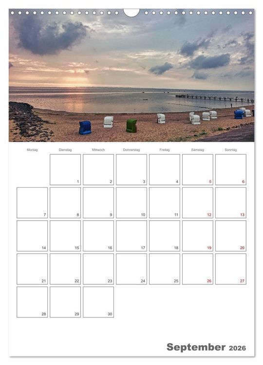 Produktbild: F&ouml;hr &hellip; verliebt in die Insel (Wandkalender 2026 DIN A3 hoch), CALVENDO Monatskalender