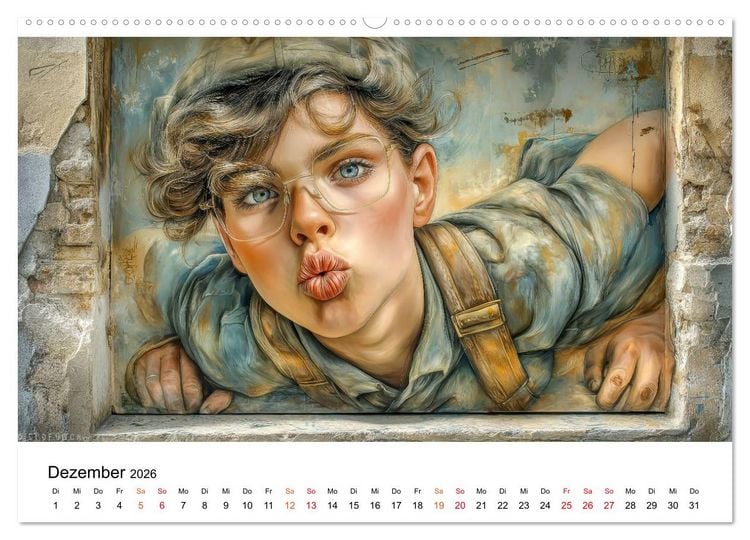Produktbild: Street Art - Urban Colors (hochwertiger Premium Wandkalender 2026 DIN A2 quer), Kunstdruck in Hochglanz