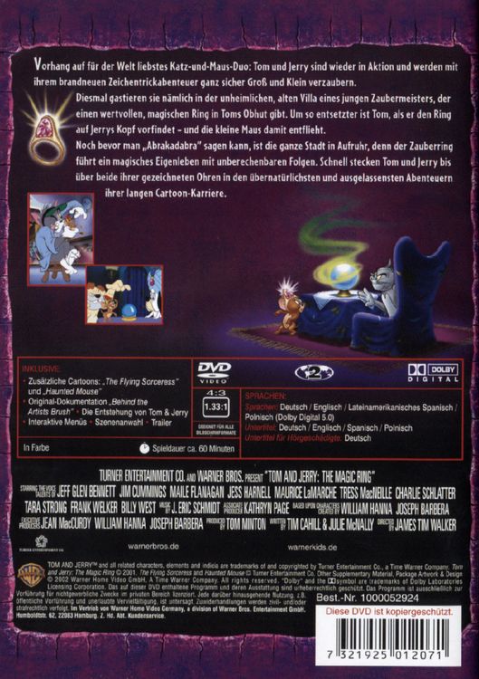 Produktbild: Tom & Jerry - Der Zauberring - Warner Kids Edition