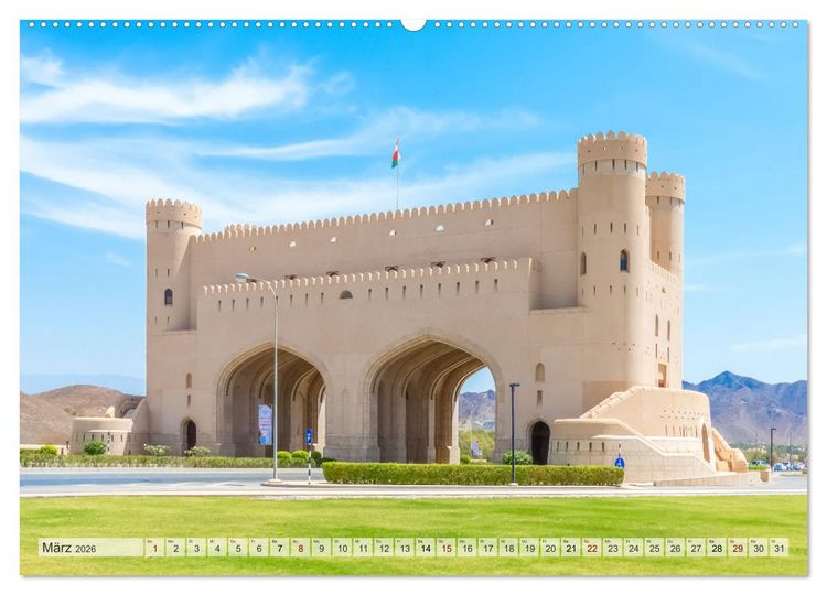 Produktbild: Oman - Historische Perle des Orients (Wandkalender 2026 DIN A2 quer), CALVENDO Monatskalender
