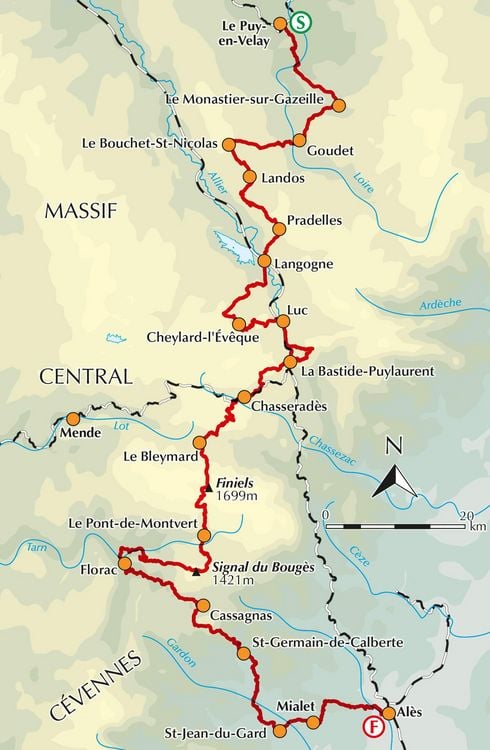 Produktbild: Trekking the Robert Louis Stevenson Trail