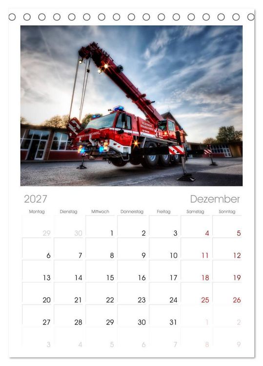 Produktbild: Tischplaner 2027 - Berufsfeuerwehr Braunschweig (A5 Tischkalender zum Aufstellen) CALVENDO
