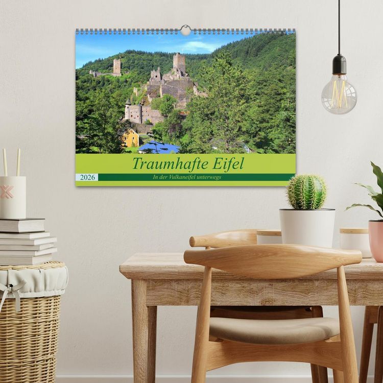 Produktbild: Traumhafte Eifel - In der Vulkaneifel unterwegs (Wandkalender 2026 DIN A3 quer), CALVENDO Monatskalender