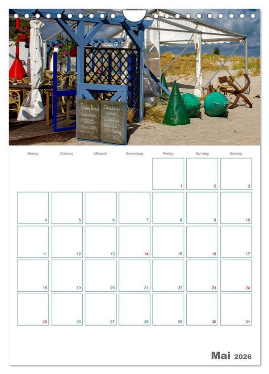 Produktbild: Ostseebad Prerow - Dar&szlig;er Momente - Terminplaner (Wandkalender 2026 DIN A4 hoch), CALVENDO Monatskalender