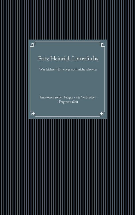 Produktbild: Was leichter f&auml;llt, wiegt noch nicht schwerer
