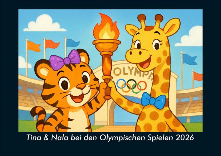 Produktbild: Tina & Nala bei den Olympischen Spielen 2026 Fotokalender DIN A4