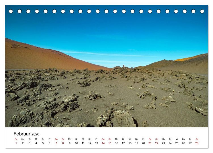 Produktbild: Lanzarote - Die Farben der Natur (Tischkalender 2026 DIN A5 quer), CALVENDO Monatskalender