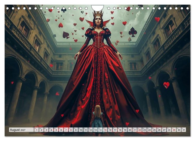 Produktbild: Alice &ndash; Eine Reise durch das Wunderland (Wandkalender 2027 DIN A4 quer), CALVENDO Monatskalender