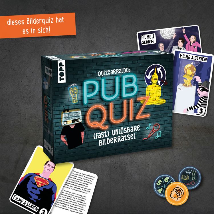Produktbild: Quizcarraldo&rsquo;s Pub Quiz &ndash; (Fast) unl&ouml;sbare Bilderr&auml;tsel