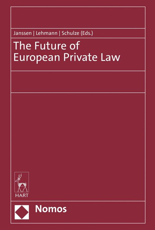Produktbild: The Future of European Private Law