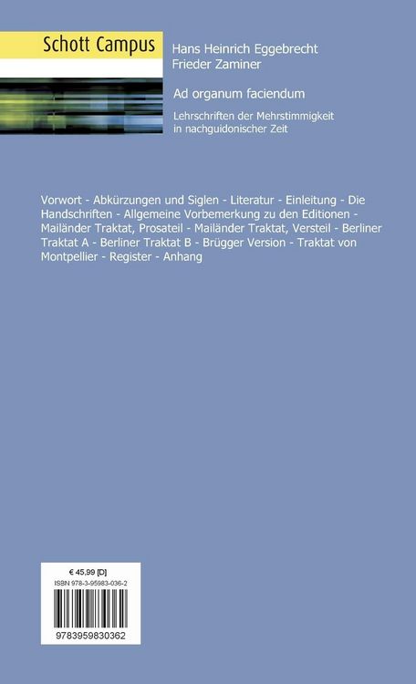 Produktbild: Ad organum faciendum