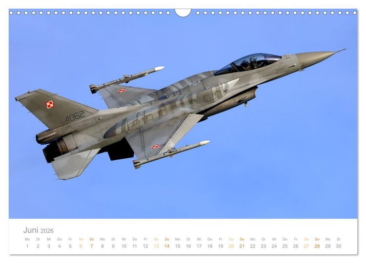 Produktbild: VIPER ACTION - F-16 FIGHTING FALCON (Wandkalender 2026 DIN A3 quer), CALVENDO Monatskalender
