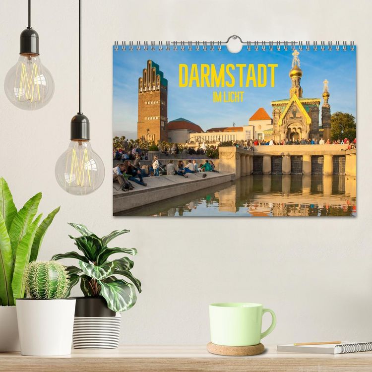 Produktbild: Darmstadt im Licht (Wandkalender 2026 DIN A4 quer), CALVENDO Monatskalender
