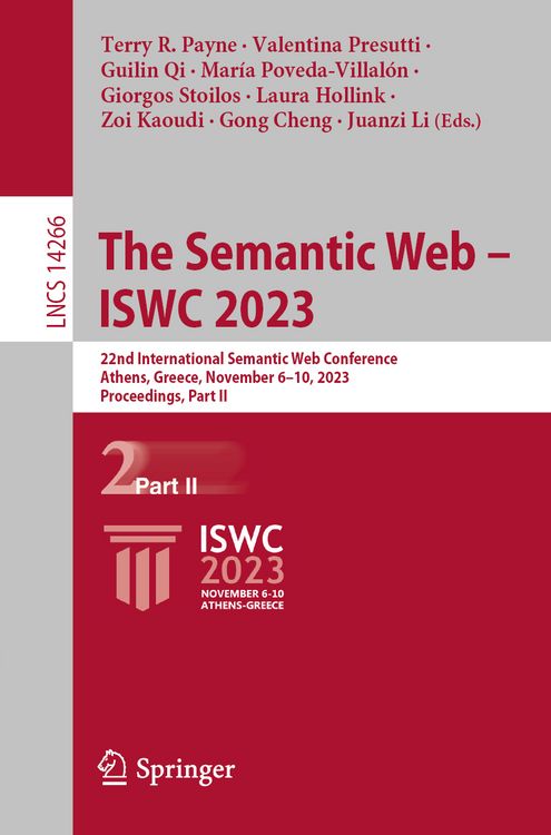 Produktbild: The Semantic Web &ndash; ISWC 2023
