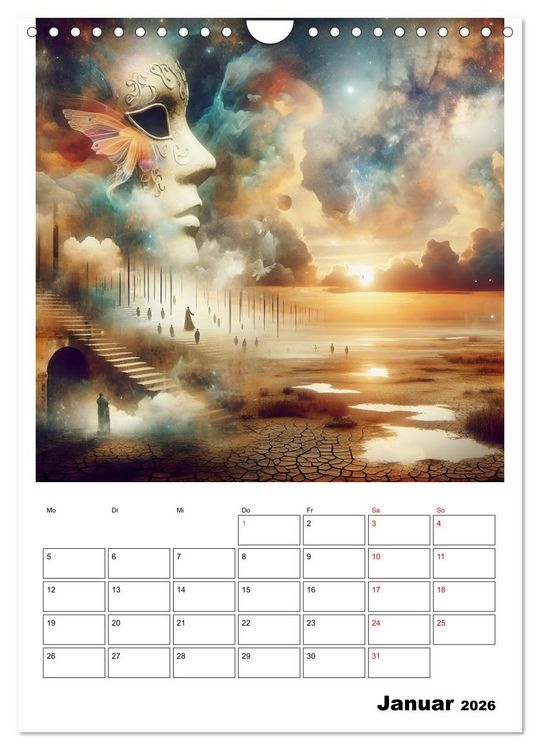 Produktbild: Treppen der Illusionen (Wandkalender 2026 DIN A4 hoch), CALVENDO Monatskalender