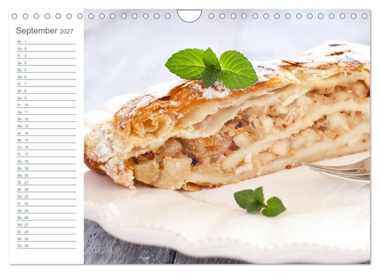 Produktbild: Mhhh... Kuchenzeit Mein K&uuml;chenplaner (Wandkalender 2027 DIN A4 quer), CALVENDO Monatskalender