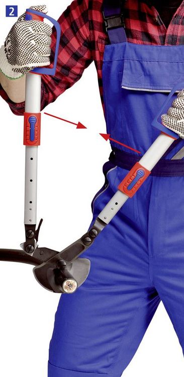 Produktbild: Knipex 95 32 038 Ratschen-Kabelschere Geeignet f&uuml;r (Abisoliertechnik) Alu- und Kupferkabel, ein- und mehrdr&auml;htig 38 mm 280 mm&sup2;