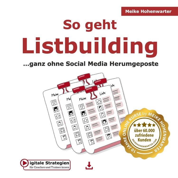 Produktbild: So geht Listbuilding
