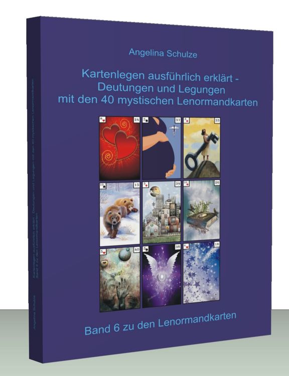 Produktbild: Kartenlegen ausf&uuml;hrlich erkl&auml;rt - Deutungen und Legungen mit den 40 mystischen Lenormandkarten