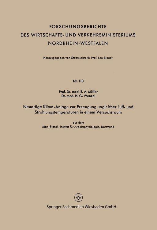 Produktbild: Neuartige Klima-Anlage zur Erzeugung ungleicher Luft- und Strahlungstemperaturen in einem Versuchsraum