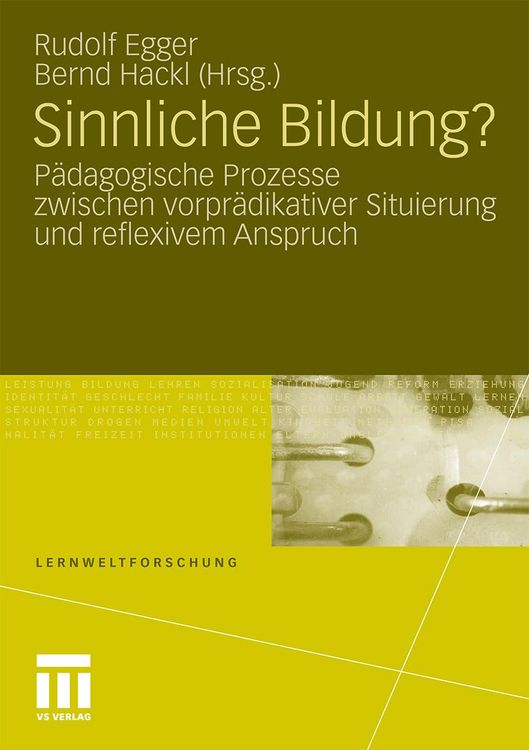 Produktbild: Sinnliche Bildung?
