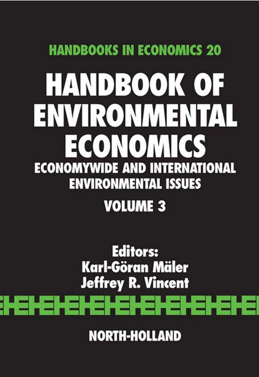 Produktbild: Handbook of Environmental Economics