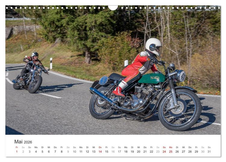 Produktbild: Motorr&auml;der am Jochpass (Wandkalender 2026 DIN A3 quer), CALVENDO Monatskalender