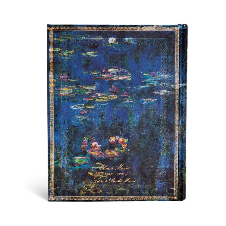 Produktbild: Hardcover Notizbuch Monet (Seerosen), Brief an Morisot, Ultra, Unliniert