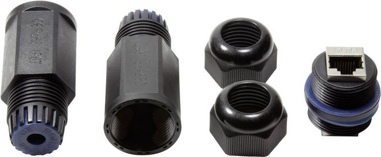 Produktbild: LogiLink Netzwerk Adapter [1x RJ45-Buchse - 1x RJ45-Buchse] Schwarz