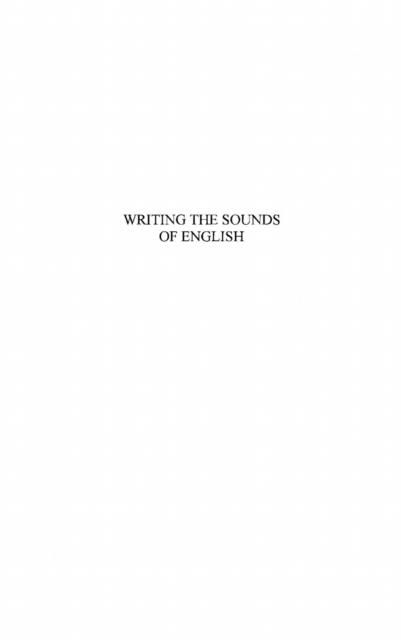 Produktbild: Writing the sounds of english