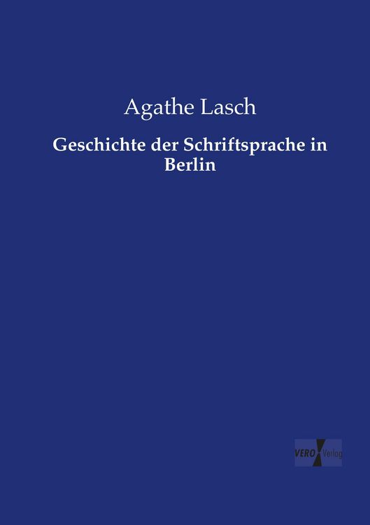 Produktbild: Geschichte der Schriftsprache in Berlin