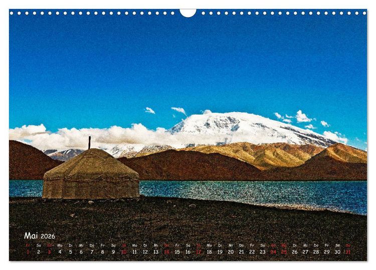 Produktbild: Faszinierende Landschaften entlang der chinesischen Seidenstrasse (Wandkalender 2026 DIN A3 quer), CALVENDO Monatskalender