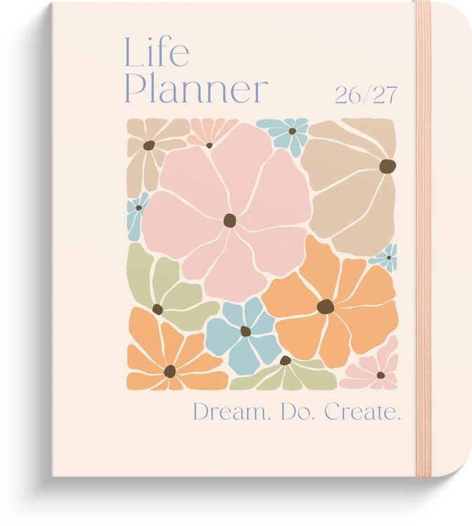 Produktbild: Life Planner Pastel flowers 26/27