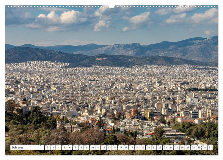 Produktbild: Griechenland - Athen (Wandkalender 2026 DIN A2 quer), CALVENDO Monatskalender