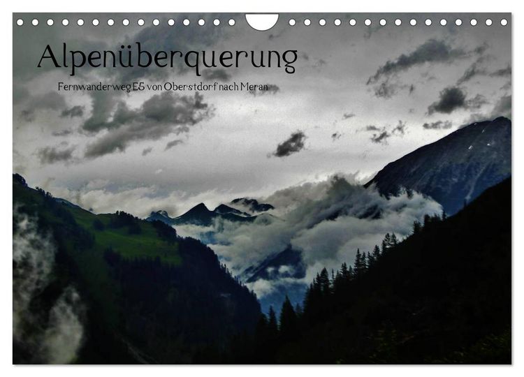 Produktbild: Alpen&uuml;berquerung (Wandkalender 2026 DIN A4 quer), CALVENDO Monatskalender