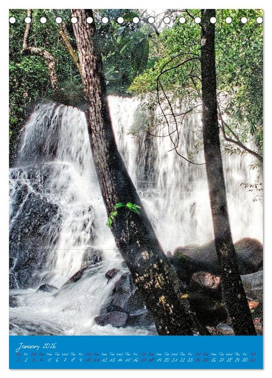 Produktbild: Angel Falls The tallest waterfall in the world (Desk Calendar 2026 DIN A5 portrait), CALVENDO 12 Month DeskCalendar