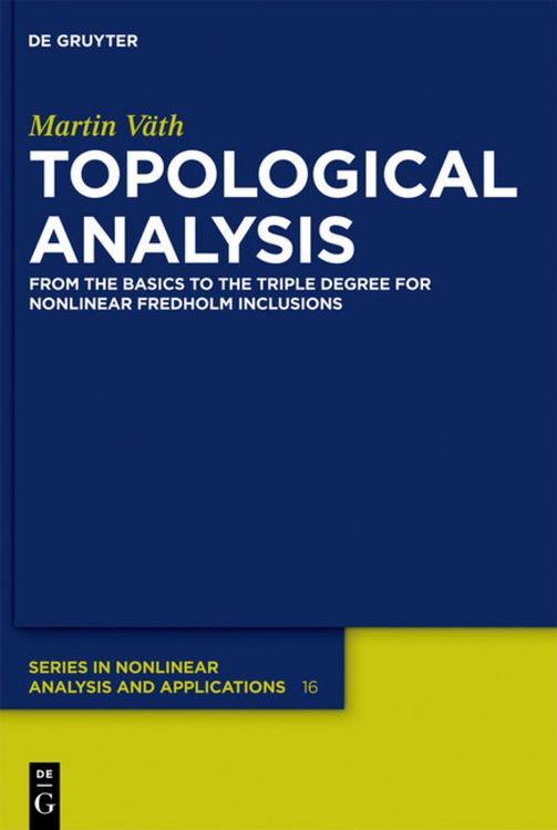 Produktbild: Topological Analysis