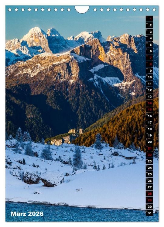 Produktbild: Dolomiten. Italien (Wandkalender 2026 DIN A4 hoch), CALVENDO Monatskalender