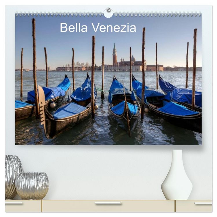 Produktbild: Bella Venezia (hochwertiger Premium Wandkalender 2026 DIN A2 quer), Kunstdruck in Hochglanz