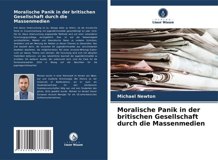 Produktbild: Moralische Panik in der britischen Gesellschaft durch die Massenmedien