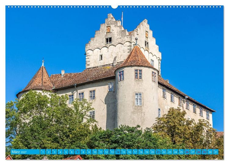 Produktbild: Meersburg - pittoreske Kleinstadt am Bodensee (Wandkalender 2027 DIN A2 quer), CALVENDO Monatskalender