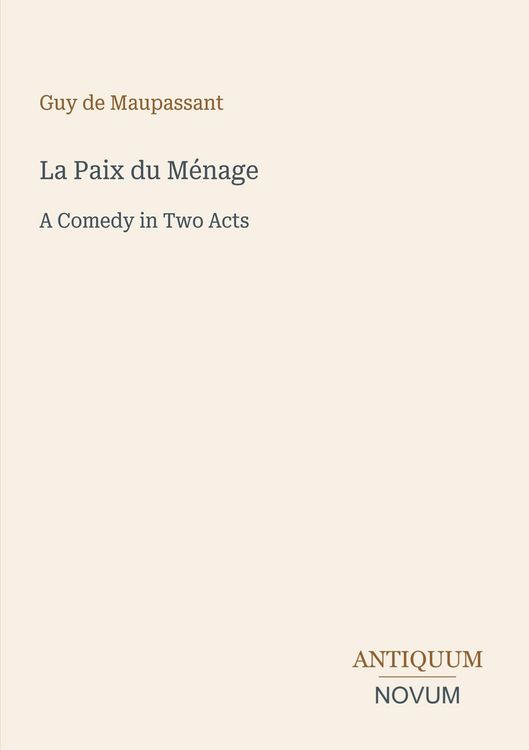 Produktbild: La Paix du M&eacute;nage
