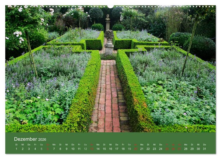 Produktbild: G&auml;rten in Westfalen &ouml;ffnen ihre Pforten (hochwertiger Premium Wandkalender 2026 DIN A2 quer), Kunstdruck in Hochglanz