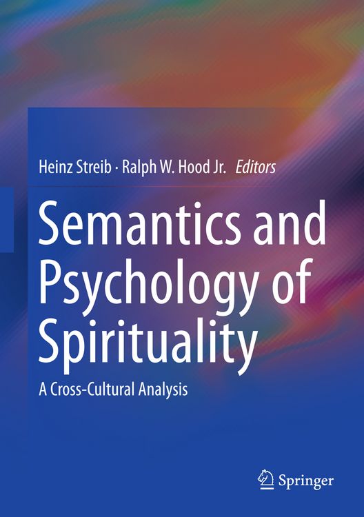 Produktbild: Semantics and Psychology of Spirituality