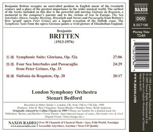 Produktbild: Bedford, S: Sinfonia Da Requiem/Sea Interl