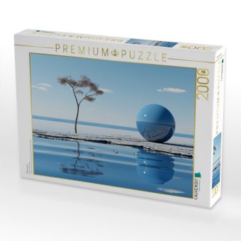 Produktbild: CALVENDO Puzzle Blaue Kugel | 2000 Teile Lege-Gr&ouml;&szlig;e 90x67cm Foto-Puzzle f&uuml;r gl&uuml;ckliche Stunden