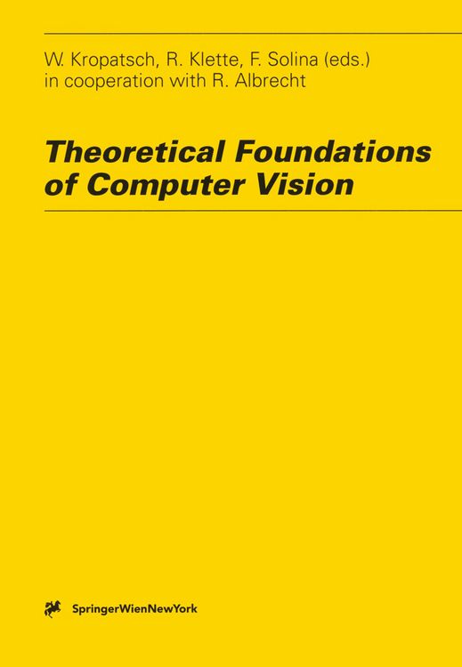 Produktbild: Theoretical Foundations of Computer Vision